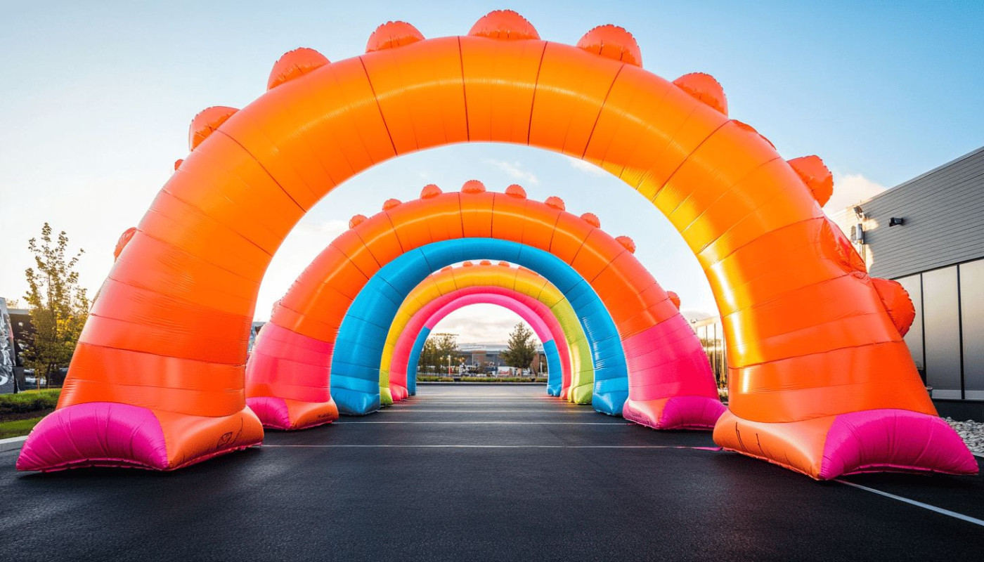 Comment les structures gonflables peuvent booster votre visibilité lors d'événements
