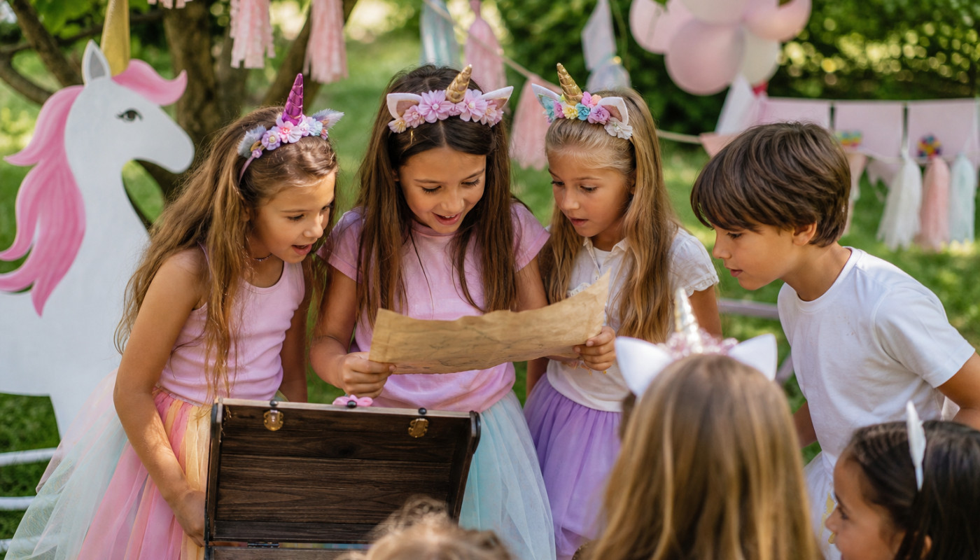 Comment organiser une chasse au trésor à thème licorne pour enfants ?